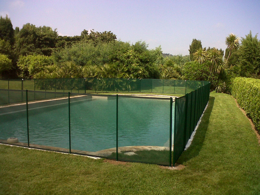 Barrière souple à filet pour piscine "Beethoven Prestige" Blanc 5m