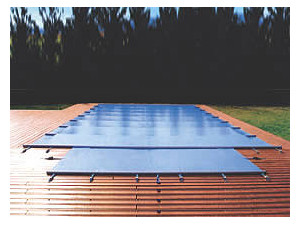 Bâche à barre Sécurité APF "Littoral" Bleu solaire