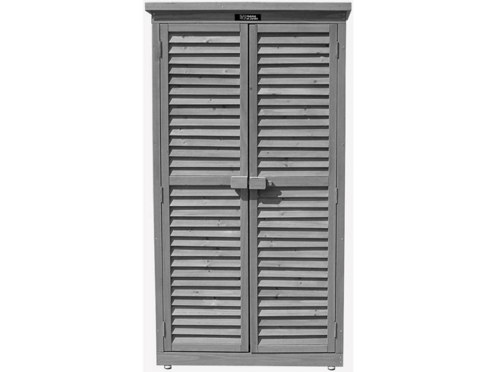 Armoire de jardin "Space" - 87 x 46.5 x 160 cm - Anthracite