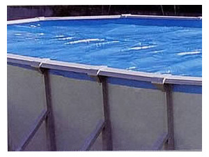 été - Couverture à bulles pour piscine ovale - 300 microns - 7.60 x 4.60 m