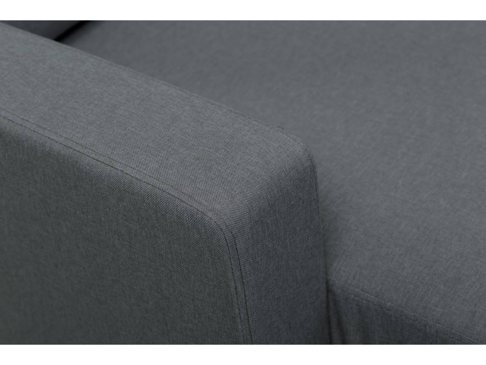 Canapé d'angle réversible en tissu "Gabby" - 3 places - Gris