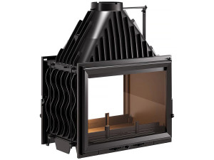 Foyer à bois 700 Double Face Volet -  10Kw