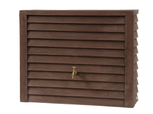 Kit réservoir mural woody 350L bois foncé