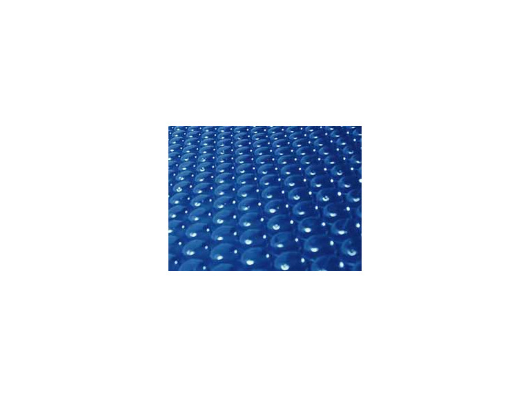 Bâche à bulles bleu 400µ bordée 1 côté pour Hexa