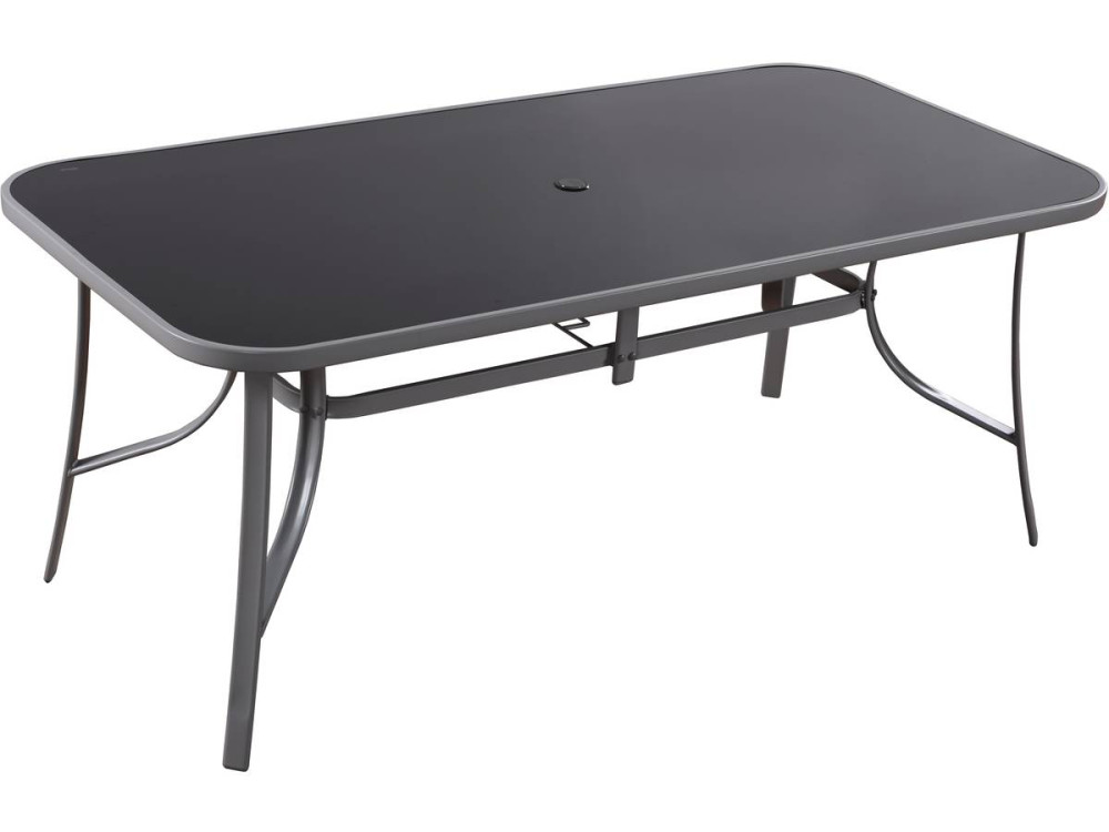 Salon de jardin "Cordoba XL 180" 8 places - Phoenix - Gris foncé