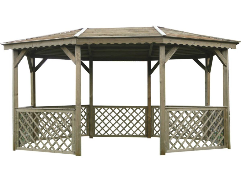 Kiosque bois - 4.45 x 3.40 m