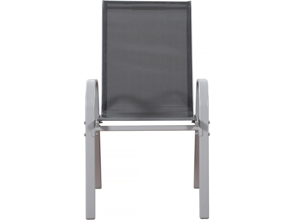 Fauteuil jardin Textilène "Cordoba" - Phoenix - Gris foncé - Lot de 2