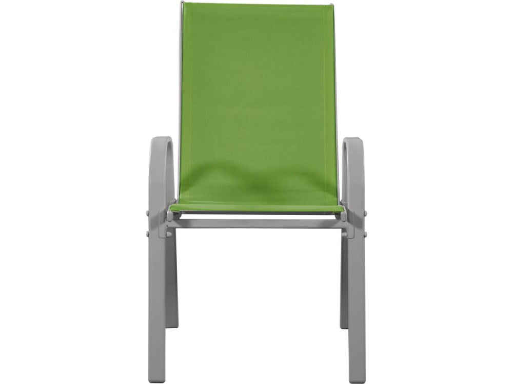 Fauteuil jardin Textilène "Cordoba" - Phoenix - Vert - Lot de 4