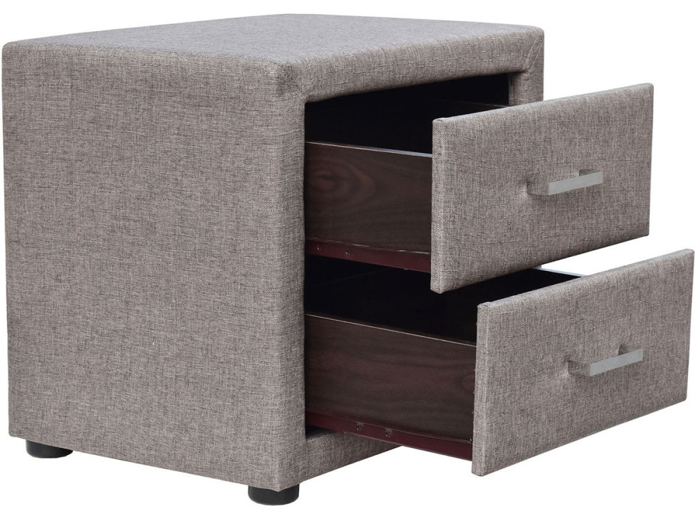 Chevet Emmy- 49 x 37 x 45 cm - Taupe