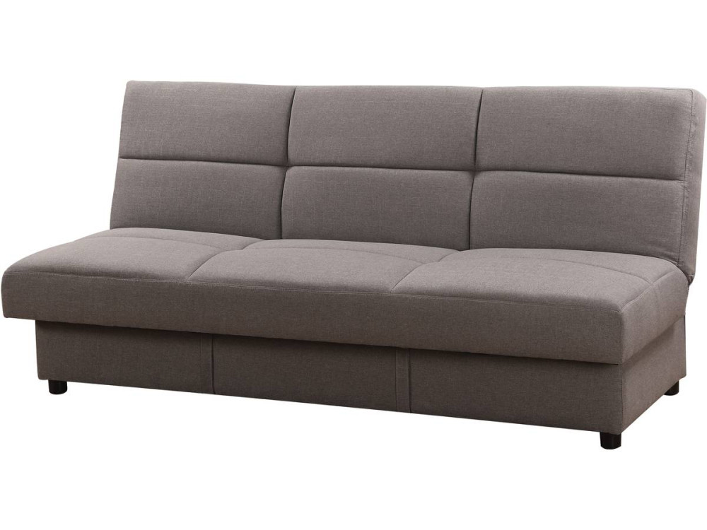 Canapé Clic-Clac "Enzo" - 185 x 84 x 85 cm - 3 places - Gris