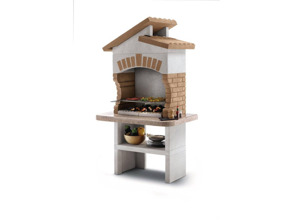 Barbecue en pierre Palazzetti "Tupai" - 110 x 71 x 193 (H) cm