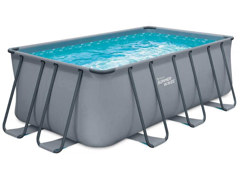 Piscine tubulaire "Ludo 2" - 4,01 x 2,01 x 1,22 m - Sans filtration