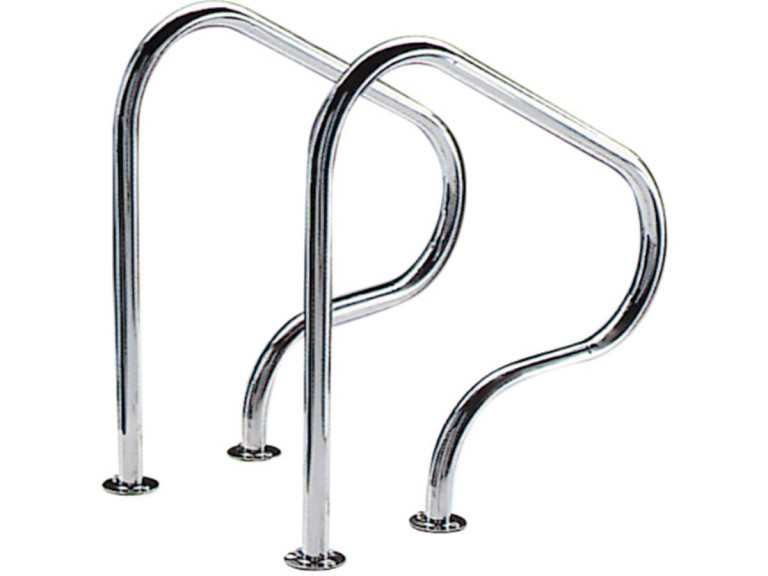 Sorties de bain pour piscine - 80 x 80 cm - Inox - A visser