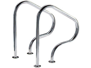 Sorties de bain pour piscine - 80 x 80 cm - Inox - A sceller