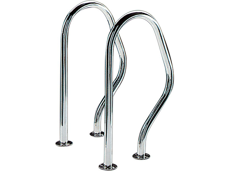 Sorties de bain pour piscine - 47 x 80 cm - Inox - A visser