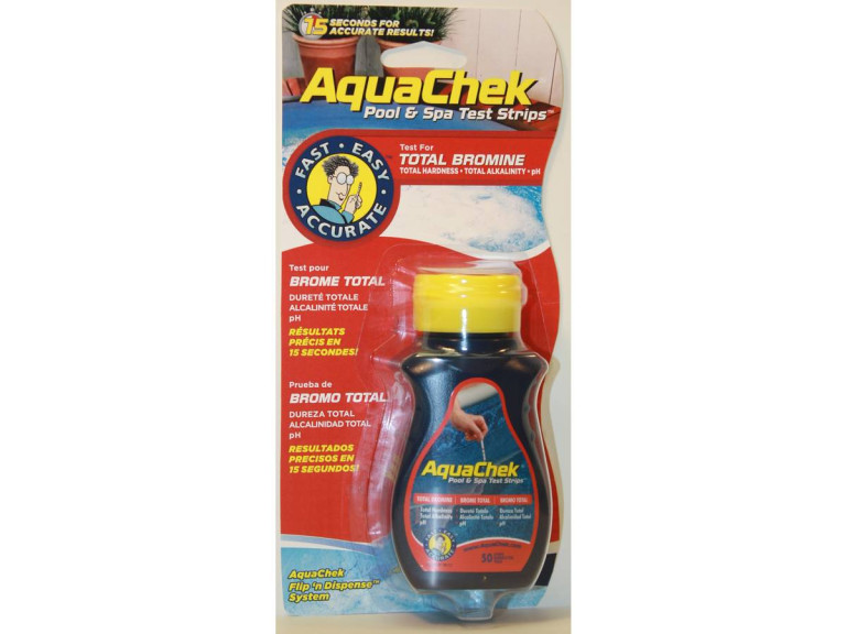 Bandelettes d'analyse "Aquacheck Rouge - Brome" - 50 bandelettes