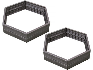 Kit de 2 carrés potagers "Ergo" - 110 x 25 cm