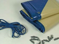 Bâche hiver pour piscine Aruba - 280 gr/m² - bleu