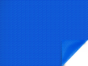 Bâche à bulles pour Tobago - 400 µ - Bordée 1 coté - bleu