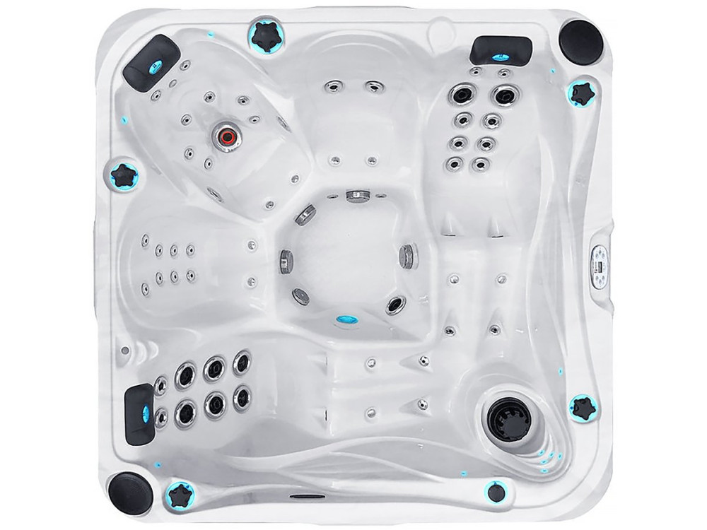 Spa " Delight "  - 3 places + 2 allongées - 2.13 x 2.13 x 0.91  m