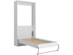 Lit escamotable "SMA" - 90 x 200 cm - Blanc