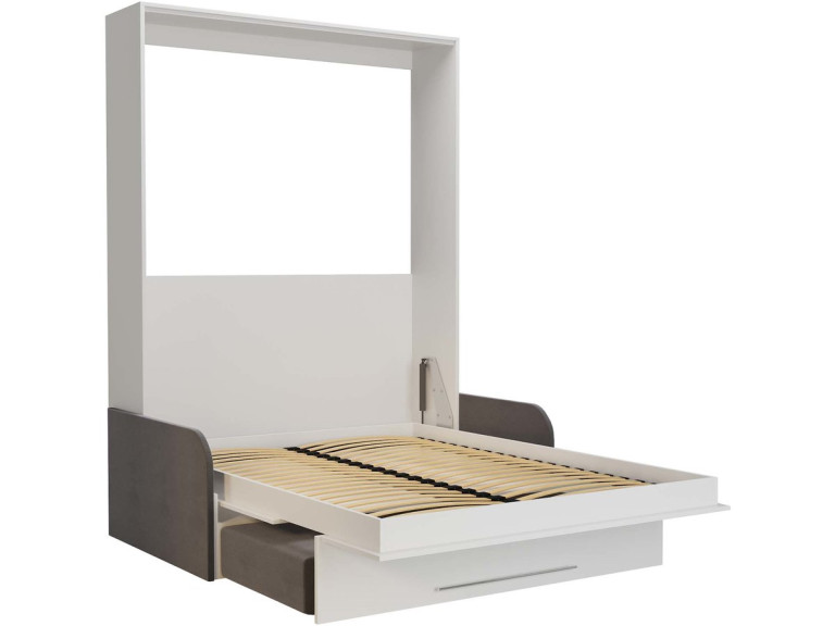 Lit escamotable "KYM SOFA 3" - 140 x 200 cm - Blanc