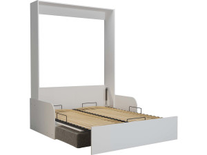 Lit escamotable "NYD SOFA 5" - 140 x 200 cm  Blanc