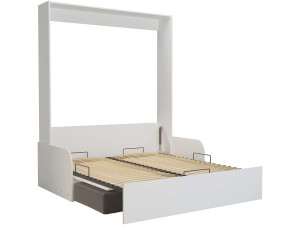 Lit escamotable "NYD SOFA 5" - 160 X 200 cm  Blanc