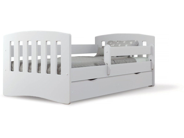 Lit enfant "classic" - 160 x 80 cm - Blanc