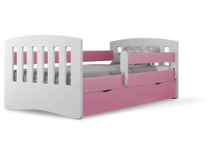 Lit enfant "classic" - 160 x 80 cm - Rose