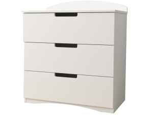 Commode pour enfants "Classic" - 80,5 x 80 x 41 cm - Blanc