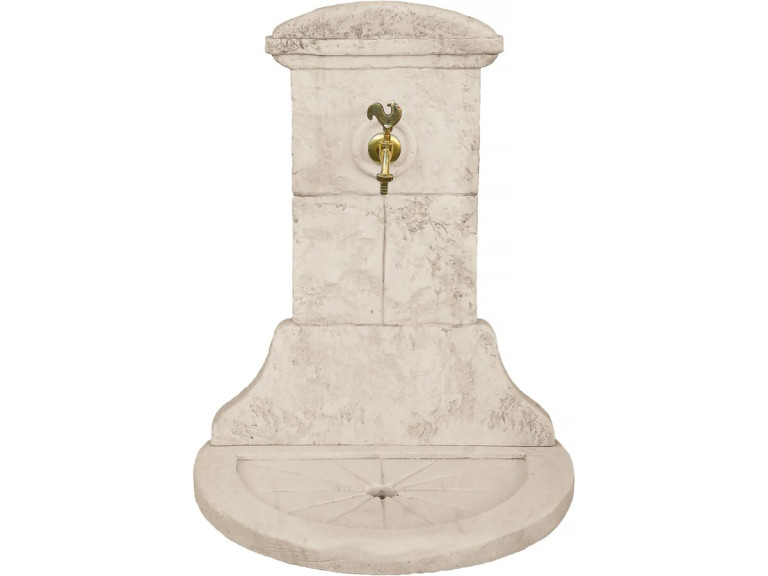 Fontaine "CHANTILLY" - en pierre reconstituée - 60 x 42 x 94 cm