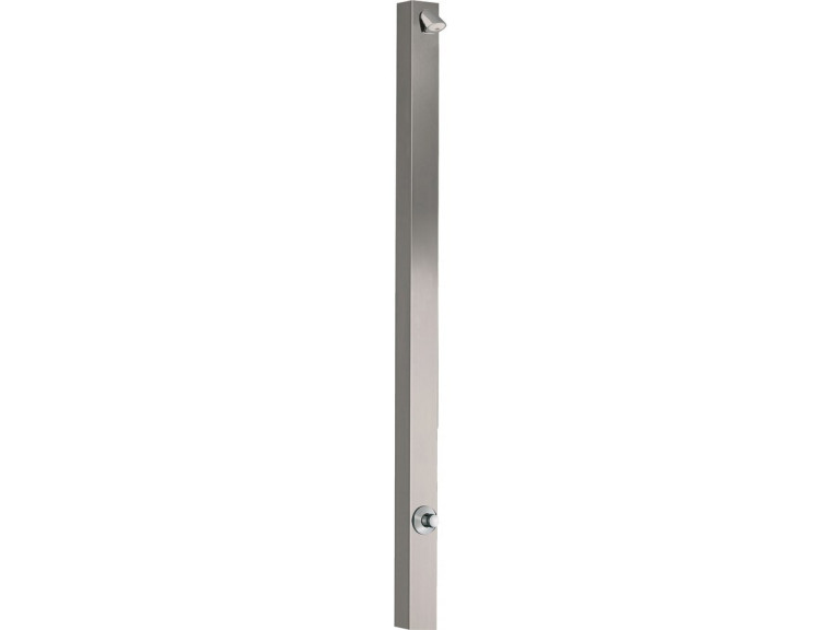 Douche mural en acier inoxydable - 7.5 x 5.5 x 120 cm
