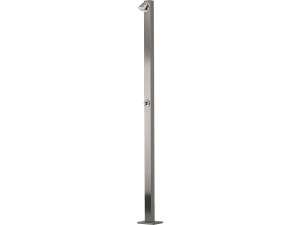 Douche  en acier inoxydable - 7.5 x 5.5 x 220 cm - Finition satinée