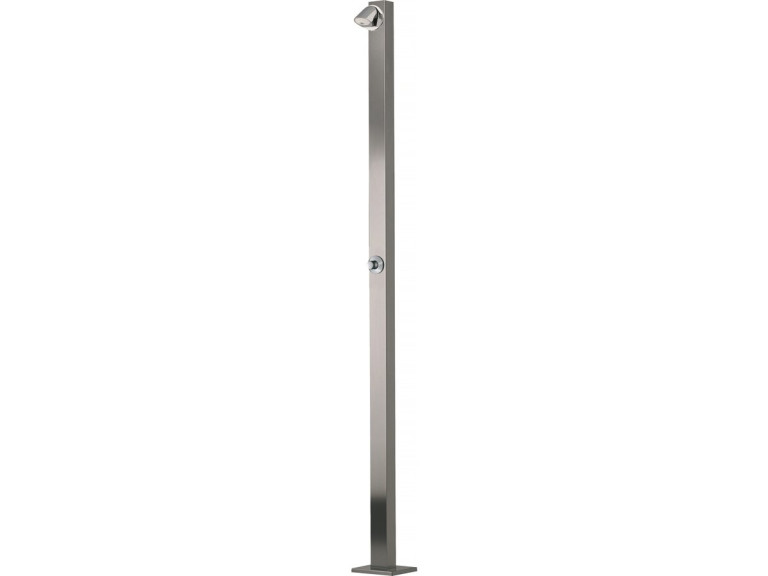 Douche  en acier inoxydable - 7.5 x 5.5 x 220 cm - Finition satinée