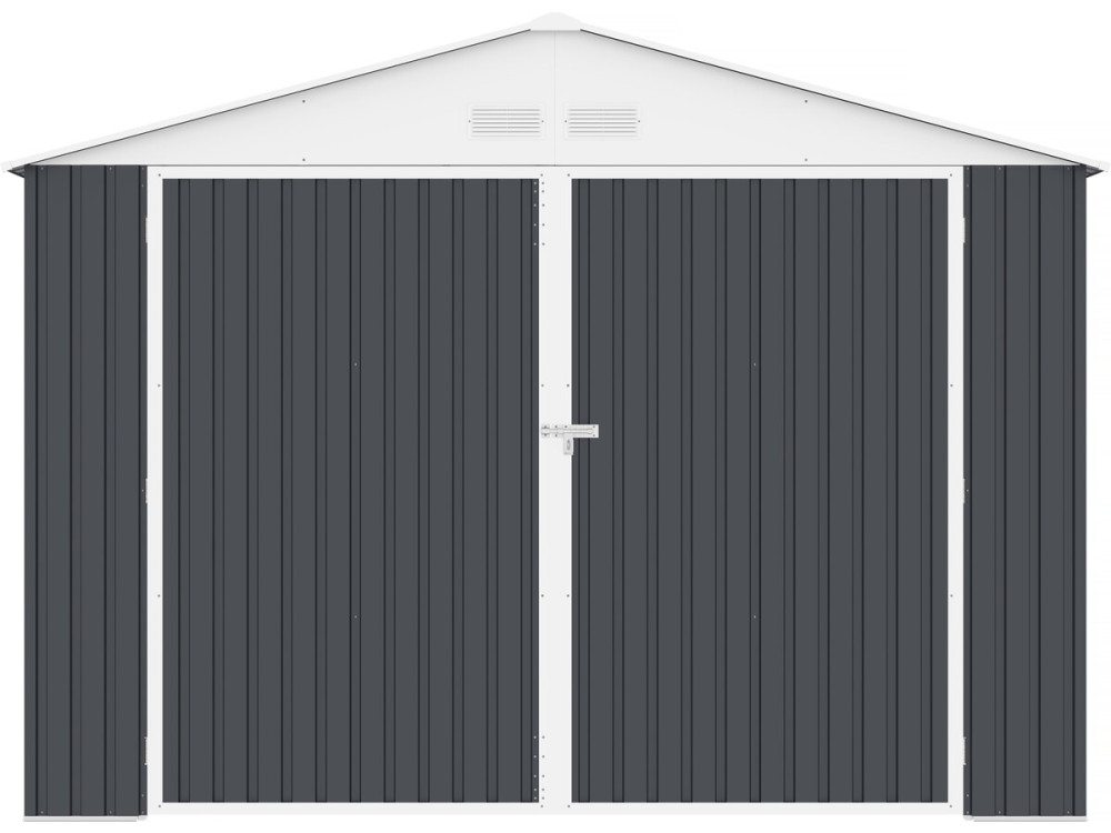 Garage en métal "Houston" 18,56m²  - Anthracite