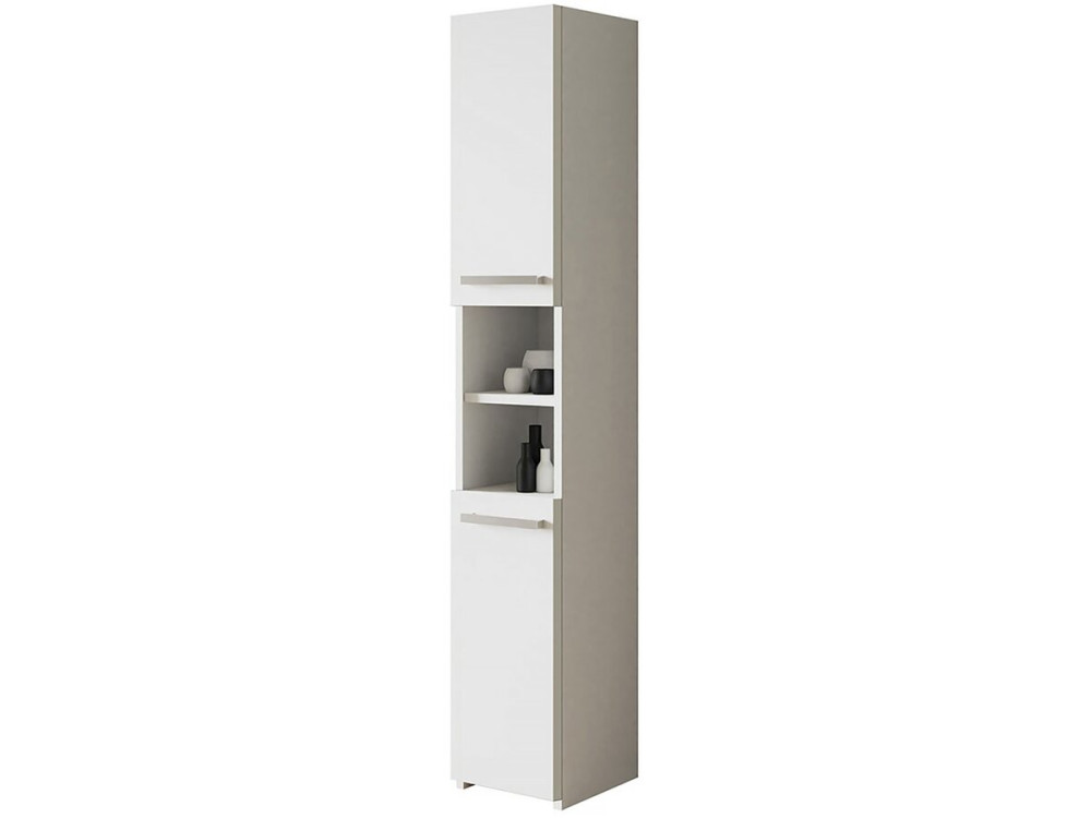 Meuble de salle de bain "Jacob" - 30 x 30 x 170 cm - Blanc