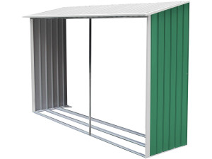 Option abri bûches pour abri de jardin "ROSAS" 10.85 M²