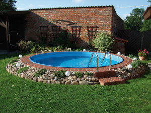 Kit piscine acier ronde  enterrées - Ø 4.50 x 1.20 m