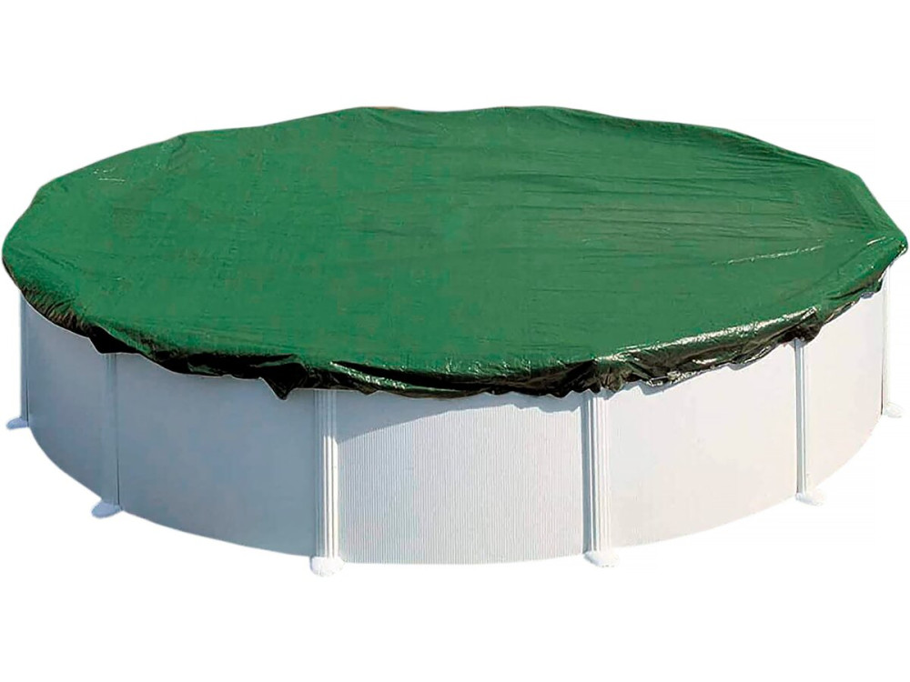Bâche d'hiver pour piscines ovale - 7.30 x 3.75 m - Vert
