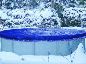 Bâche hivernale ovale - 7.60 x 3.70 m