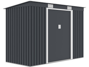 Abri de jardin métal monopente "Austin" - 3,14 m2 - Gris