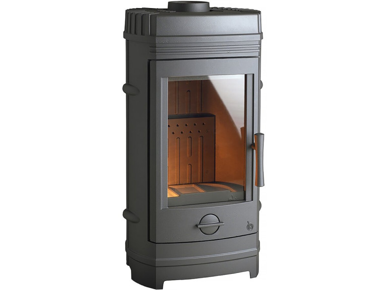 Poêle Fonte "Cassine" -  51,3 x 41,5 x 95 cm - 10 kW - Anthracite