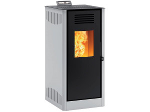 Poêle à granulés "Mirano" - 47 x 56 x 104,5 cm - 3,1 à 8 kW - Anthracite