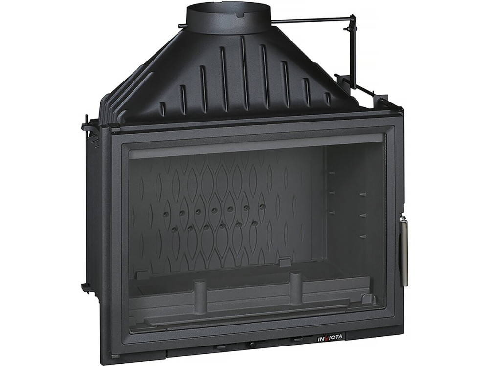 Foyer à bûche 700 Grande Vision volet - 12 Kw