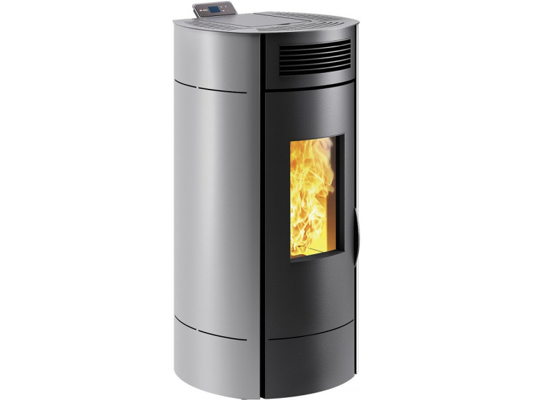 Poêle à Granulés "Lodi 8 " étanche - 3,1 à 8 kW - Wifi - Gris
