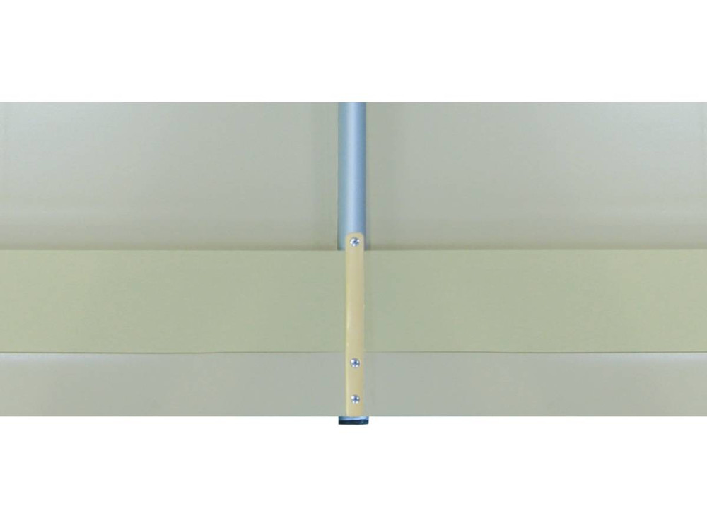 Couverture à barres 8.5 x 4.5 m - Piscine de 8 x 4 m - Gris