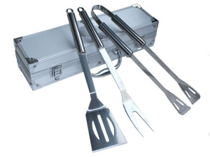 Coffret 3 accessoires en inox