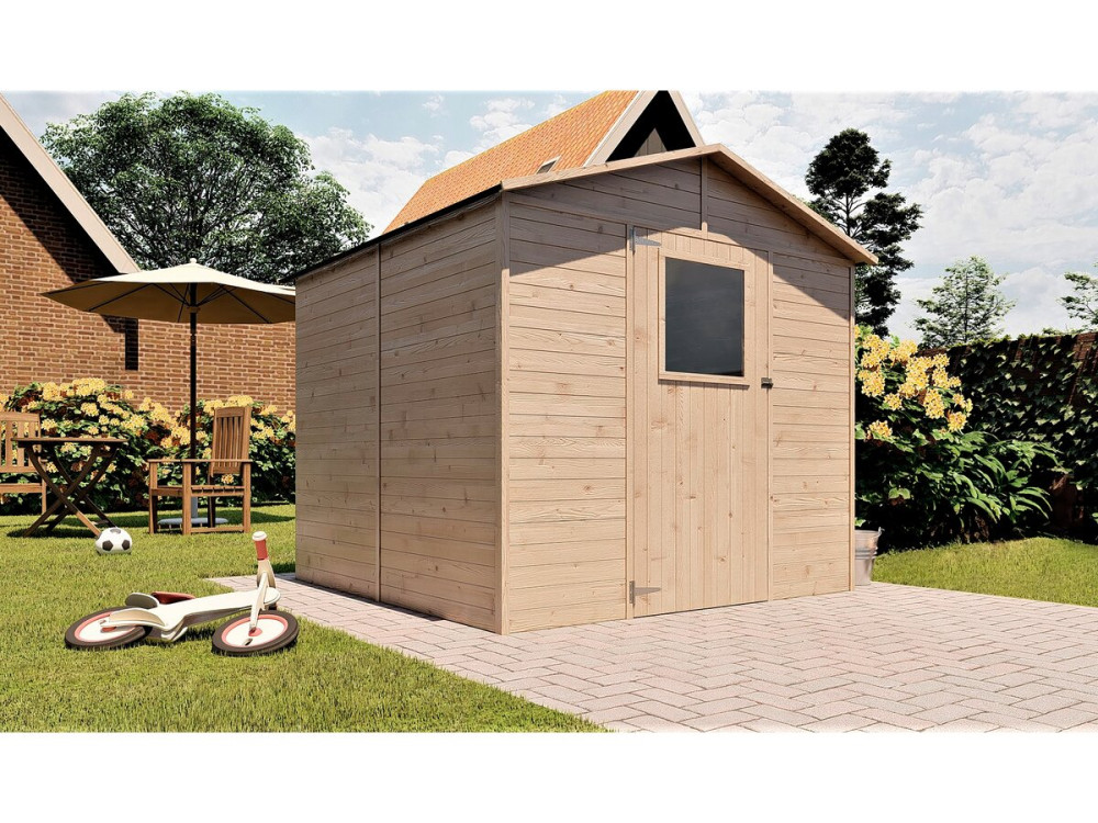 Abri de jardin bois 4,5 m² "Aude" - 15 mm