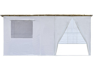 Souccah en Kit NINA ajustable 4 x 2 avec 2 Rouleaux de bambou et 4 tasseaux de bois